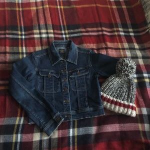 Dark-wash denim jacket